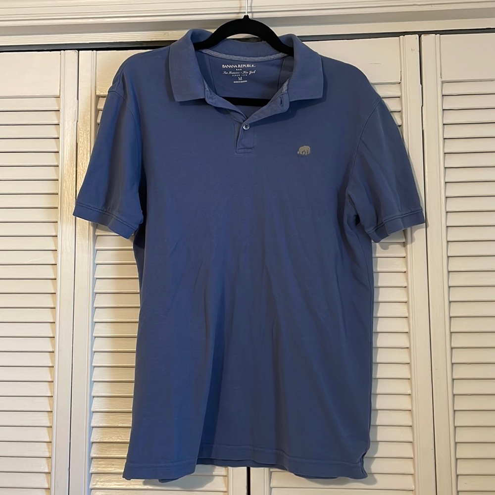 Banana Republic Polo. Size Medium. Blue